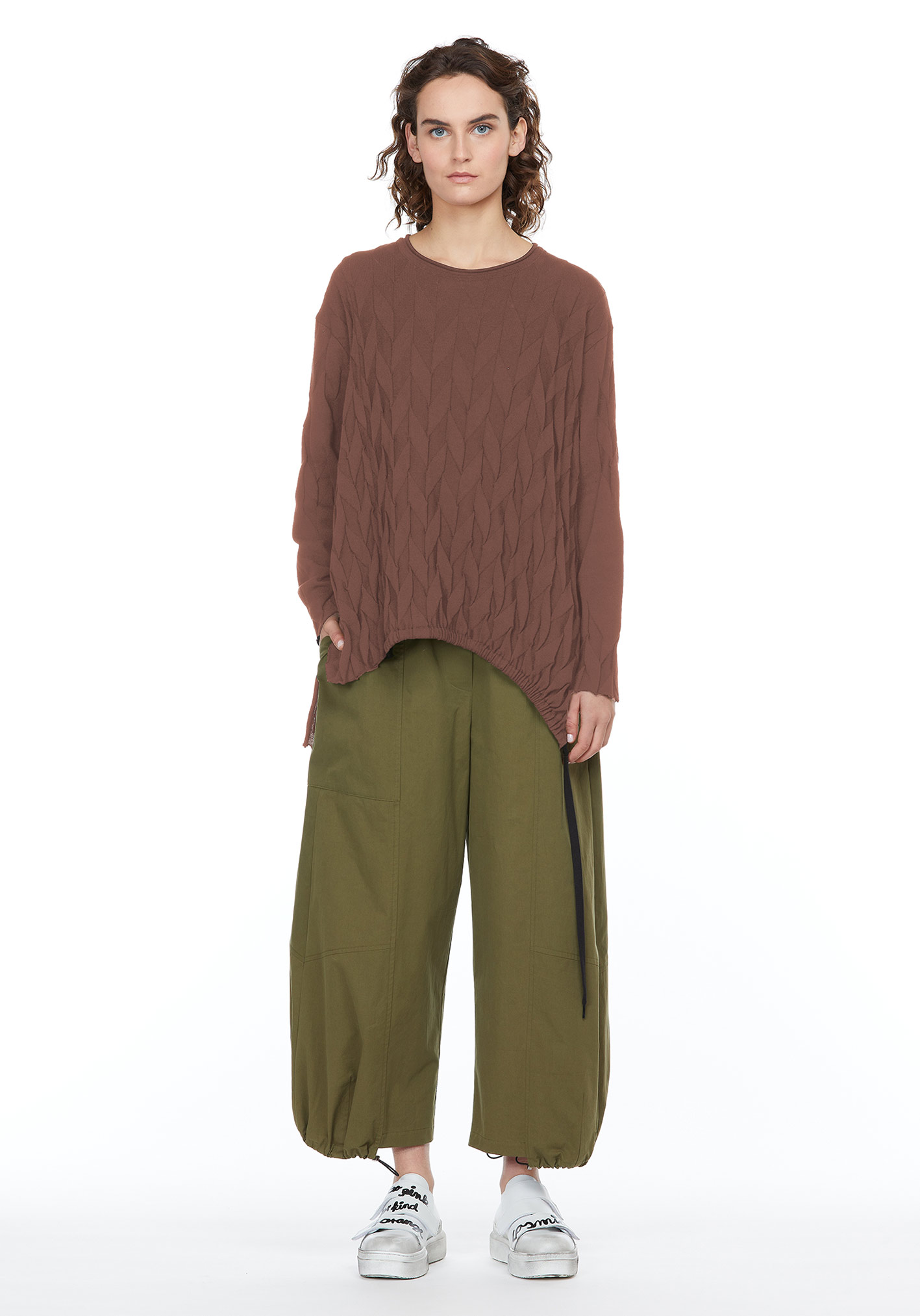 buy the latest Chevron Drawcord Jumper Relaxed online