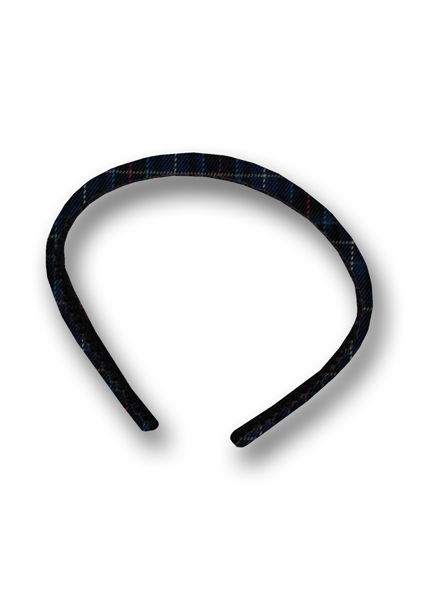 Lumen Christi Girls Navy Check Narrow Aliceband | Shop at Pickles ...