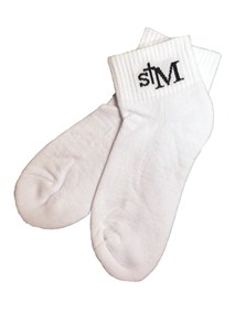 buy the latest St Michaels Lane Cove Unisex White Sms Sport Socks online