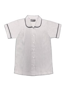 buy the latest St Kierans Girls White Short Sleeve Peter Pan Collar Blouse online