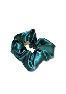 buy the latest Clovelly Girls Satin Scrunchie - Bottle Green, Navy online