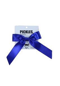buy the latest Newtown Girls Satin Bows - Royal Blue Or Navy Blue online
