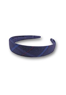 buy the latest O.L.H.C Girls Winter Check Alicebands - Narrow Or Wide online