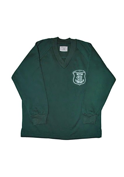 buy the latest Clovelly Unisex Bottle Green Fleece Sloppy Joe online