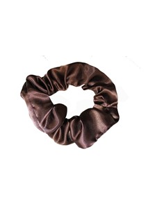 buy the latest Holy Cross Woollahra Satin Scrunchie - Red/Brown online