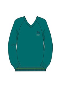 buy the latest Green Square Vneck Sweatshirt online