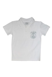 buy the latest Clovelly Unisex 100% Cotton White Short Sleeve Polo Shirt online