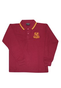 buy the latest Brookvale Maroon Long Sleeve Polo Shirt online