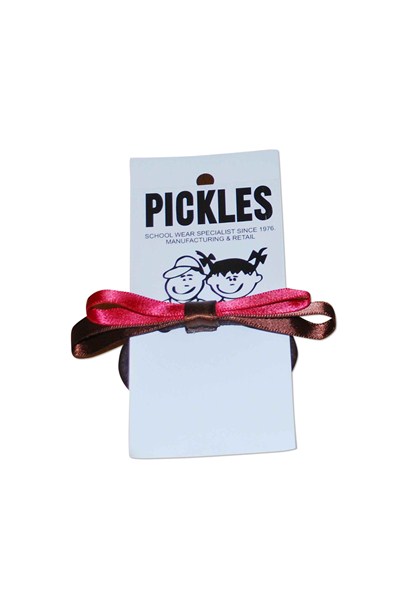 buy the latest Holy Cross Woollahra Red/Brown Double Bow Elastic Hair Tie online