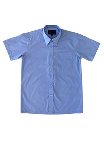 buy the latest St Michaels Lane Cove Boys Short Sleeve Shirt Blue online