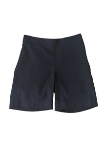 buy the latest St Martins Girls Flat Front Stretch Gabardine Shorts Navy online