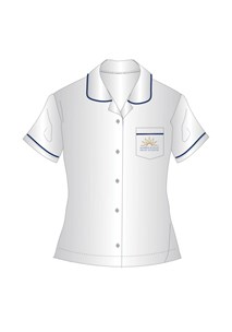 buy the latest Marrickville High Senior Fitted Short Sleeve Blouse online