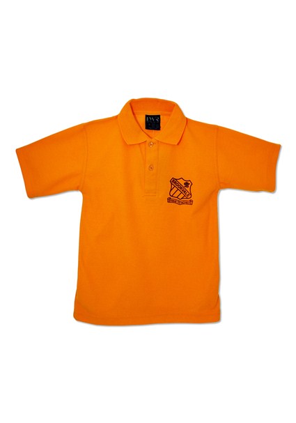 buy the latest Brookvale Unisex Gold Short Sleeve Sports Polo Shirt online