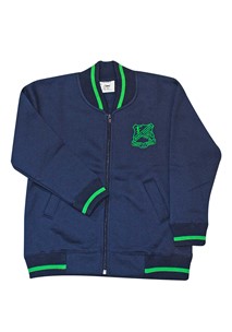 buy the latest Manly Village Navy Fleece Bomber Jacket online